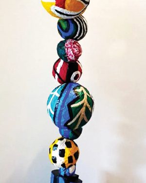 NEVINE MATTAR: Wood and paper mache, Homage to Matisse’s Cutouts